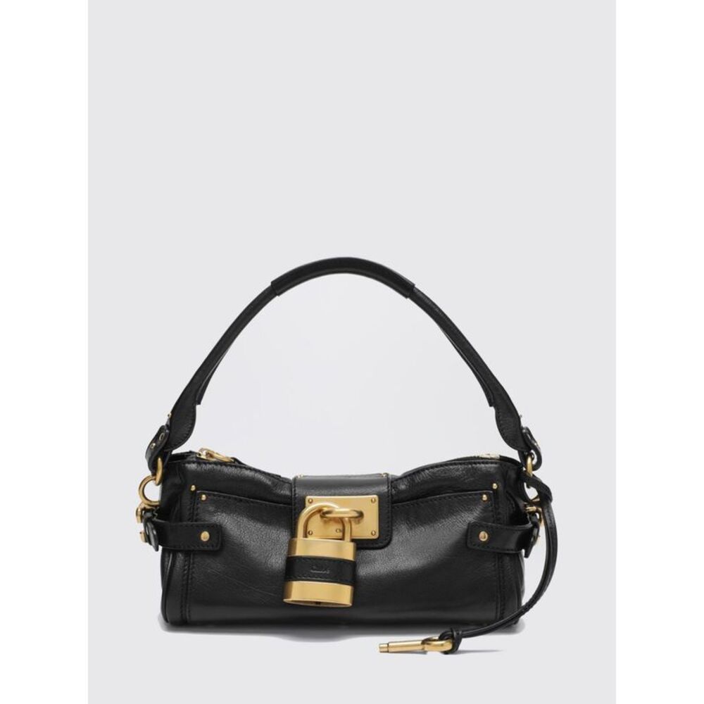Chloe Women Chloe Paddington Smooth Leather Shoulder Bag With Padlock And Key